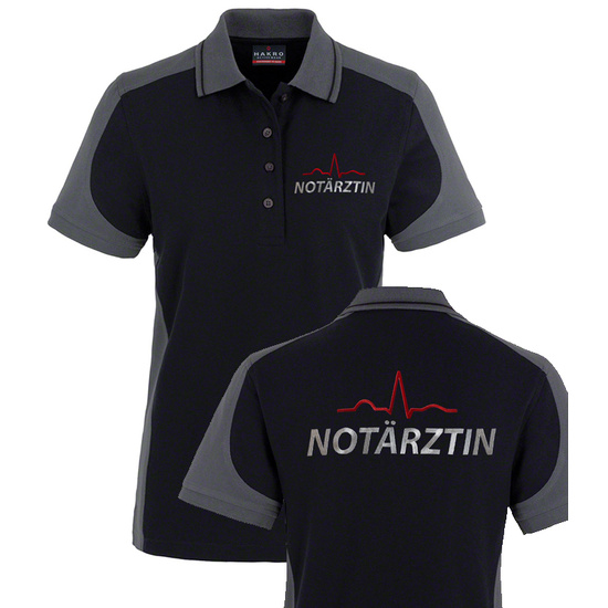 EKG-Rettungsdienst Damen Contrast Poloshirt Gr. XS - 6XL...